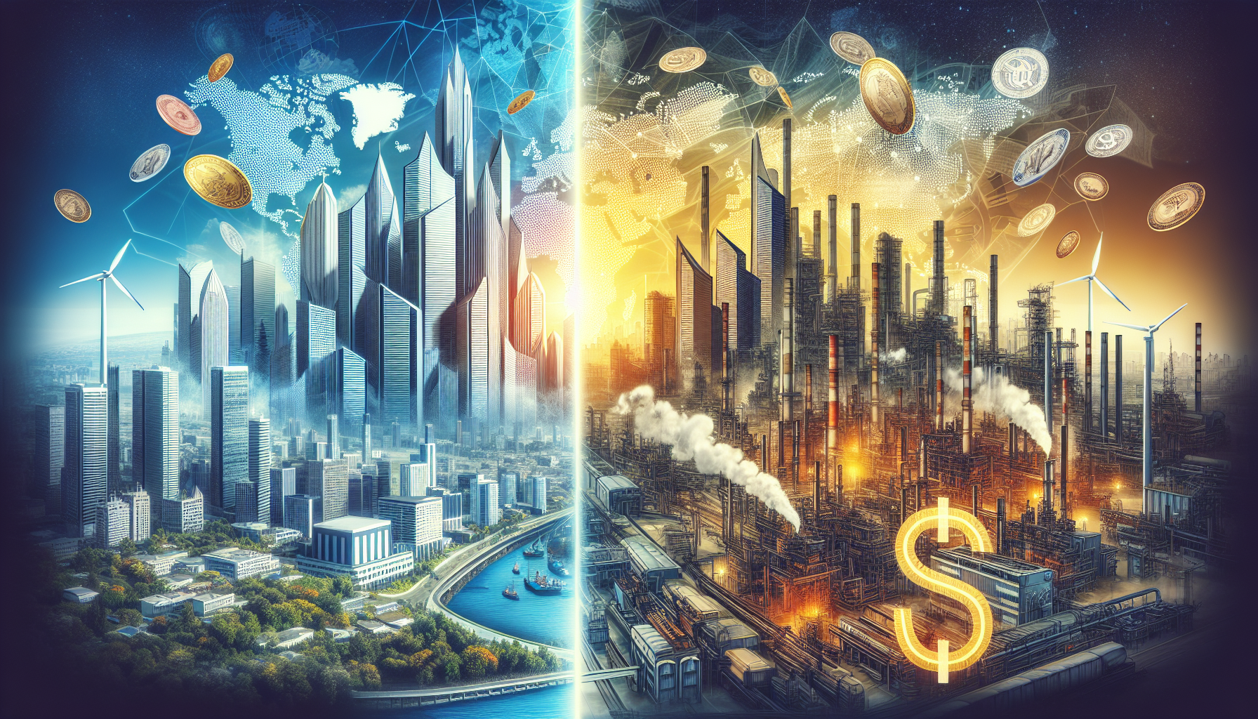 글로벌 경제 전환: 미국과 신흥 강국 간의 숨막히는 경제 전쟁 탐구