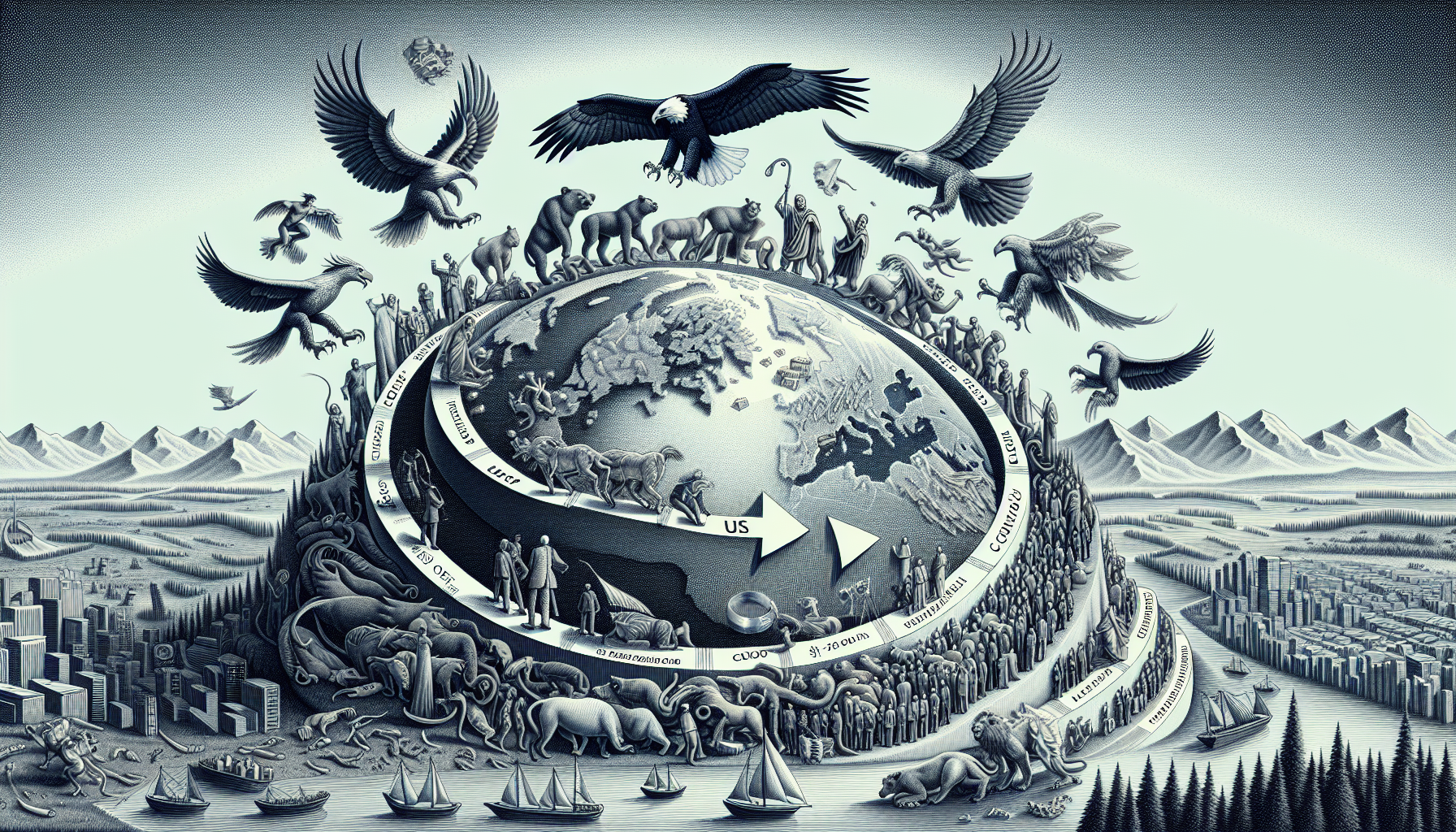 세계 경제의 변곡점: 미국 패권의 쇠퇴와 신흥 강자들의 부상